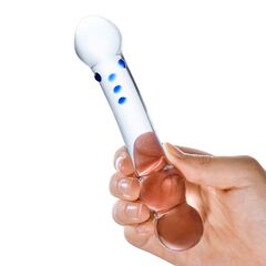 Изогнутый стеклянный стимулятор G-точки Curved G-Spot - 15,2 см. - 