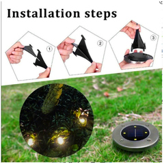 Напольный садовый светильник 4 Led (2 шт)