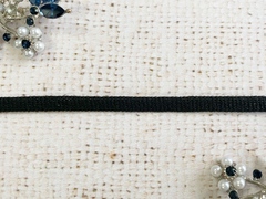 Шнур трикотажный, d 6 мм, чёрный