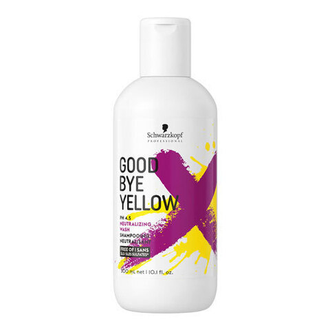 Schwarzkopf Goodbye Yellow Shampoo - Бессульфатний шампунь с антижелтым эффектом