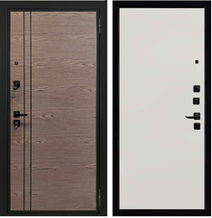 Купить Входная дверь Liberty V2 ПВХ Дуб тангент коньяк горизонт ПВХ меламин белый