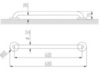 Nofer 15054.60.B Поручень для душевой