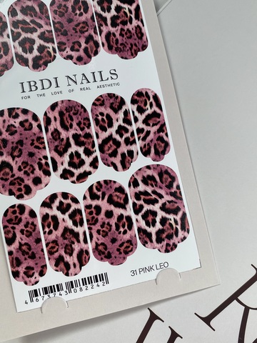 Пленки для маникюра IBDI NAILS 31 PINK LEO