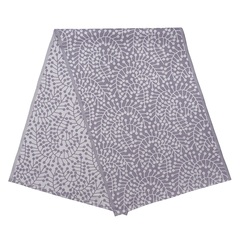 Дорожка из хлопка фиолетово-серого цвета с рисунком Спелая смородина, scandinavian touch, 53х150см