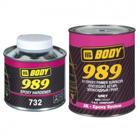 Грунт-наполнитель Body 989  2К (1л+ 732 EPOXY 0,25л)