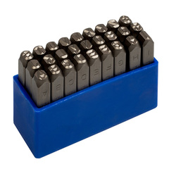 KING TONY (11427SQ05) Набор ударных клейм 5 мм, буквы-латиница, 27 предметов