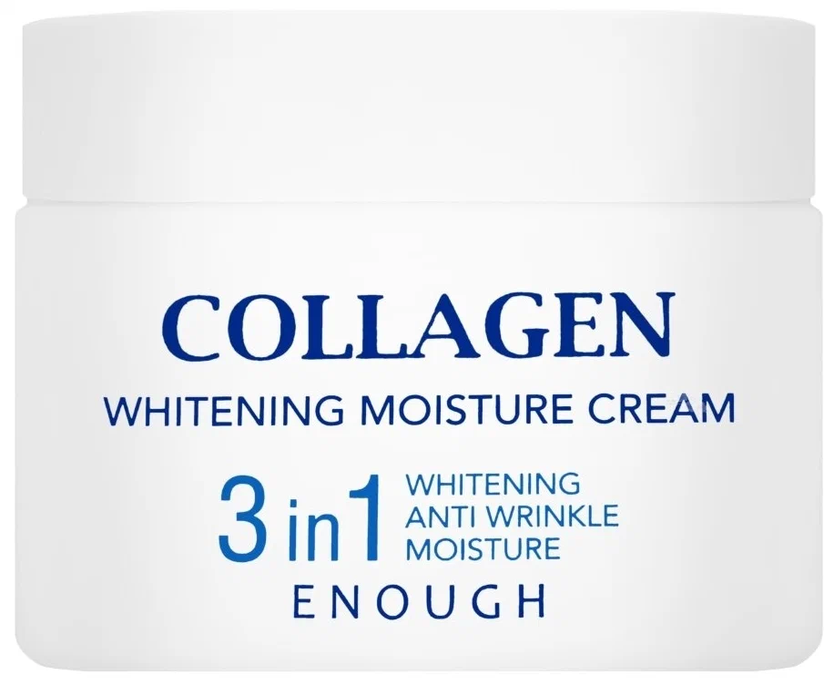 Купить крем collagen. Enough Collagen Whitening Moisture Cream 3 in 1. Коллаген Whitening Moisture Cream. Enough 3in1 Collagen Cream. Крем для лица увлажняющий с коллагеном 3 в 1 enough Collagen Whitening Moisture Cream.