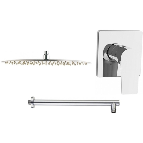 Aquanet 257155 STATIC 1.12 Встр. Смеситель c верхним душем (257155)