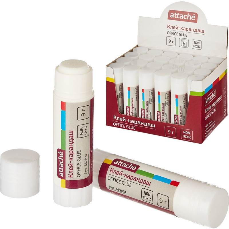 Клей-карандаш Attache Office Glue 9 г