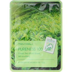 Tony Moly Маска тканевая для лица с экстрактом зелёного чая - Pureness green tea mask sheet, 21мл