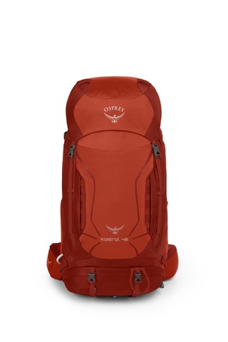 Картинка рюкзак туристический Osprey Kestrel 38 Dragon Red - 2