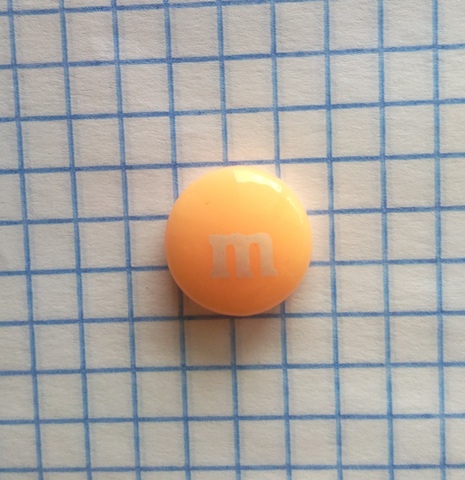Кабошоны M&M пластиковые для скрапбукинга 14 мм