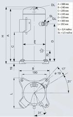 Компрессор Copeland ZR18К5E-PFJ-622