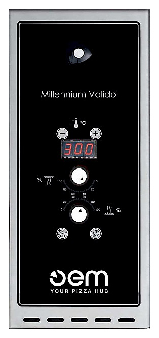 Печь для пиццы электрическая серии Millennium Valido EVO 1-камерная с подом 75*108 см, электро-механическая панель управления, дверь открывается вниз OEM-ALI 635SBEM