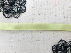 Лента атласная, ш. 1,2 см, светло-жёлтый