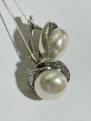 Эдит (серьги из серебра)