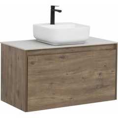Aquanet 249517 Тумба Nova Lite 90 1+1 ящ. цв дуб рустикальный (249517) фото
