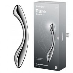 Фаллоимитатор Satisfyer Pure Gravity 1 (сталь)