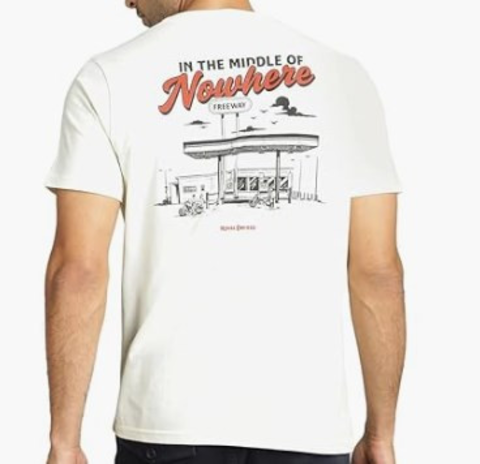 Футболка FREEWAY MOTEL T-SHIRT OFF-WHITE , размер L