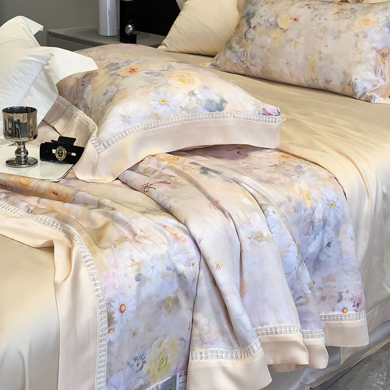 ZEPHYR HOME Двуспалка Тенсель (с одеялом) Желтый розы