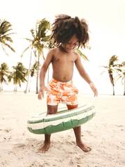 Плавки для мальчика Next E22-284, Белый, Оранжевый