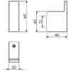 Kludi 3198405 Kludi 31 984 05 VELA C держатель для полотенец хром