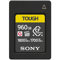 Карта памяти Sony CFexpress A 960GB TOUGH G серия 1800/1700/400