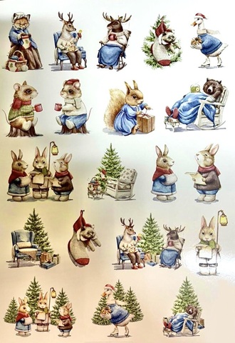 Пленочный трансфер №0171  для светлых поверхностей А4