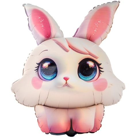 Фигура гелиевая Зайка с большими глазами