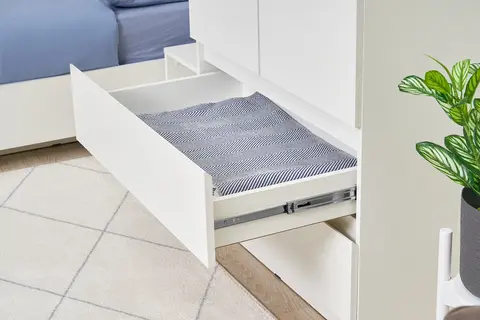 Шкаф 2-х створчатый ШК-03 Симпл белый