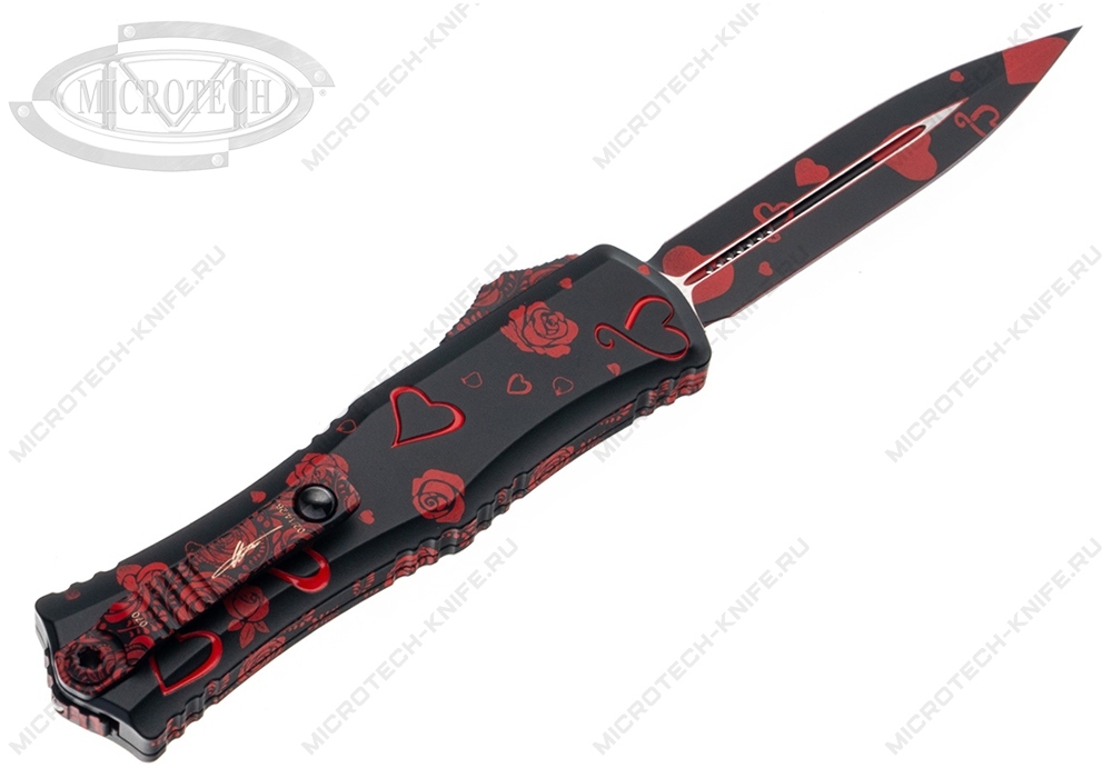 Нож Microtech 1702M-1VNS Hera II Mini Heart & Rose