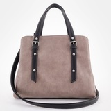 Сумка Саломея 166 македония тауп + черный