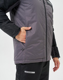 Премиальный теплый зимний костюм Nordski Winter Black/Grey мужской