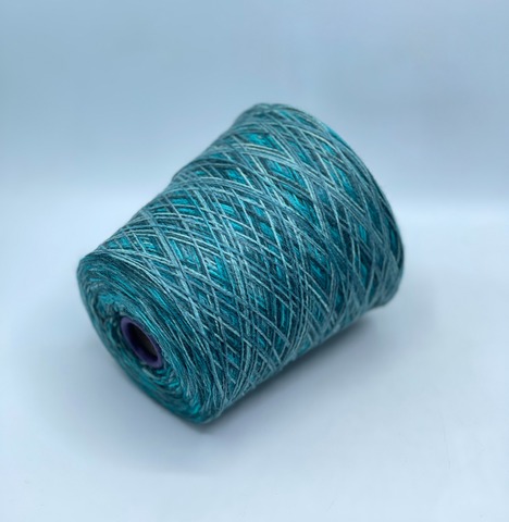 Filati Vinezia, Calzeteria,400м.75% Меринос, 25% Полиамид, Изумрудный, деграде, 37512