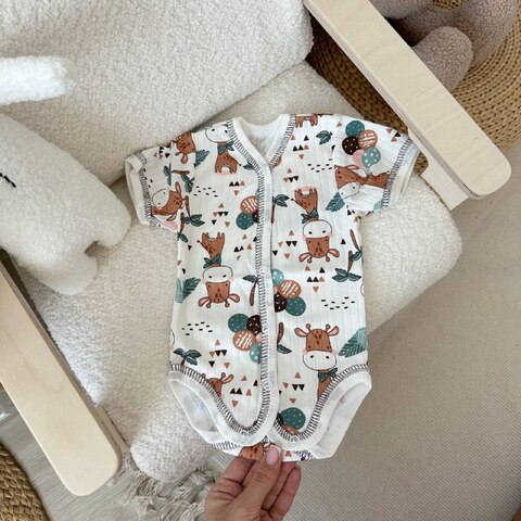 Боди с короткими рукавами