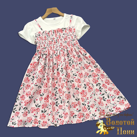 Платье девочке (4-9) 260331-LT2569