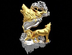 Силиконовый молд № 505 Волки