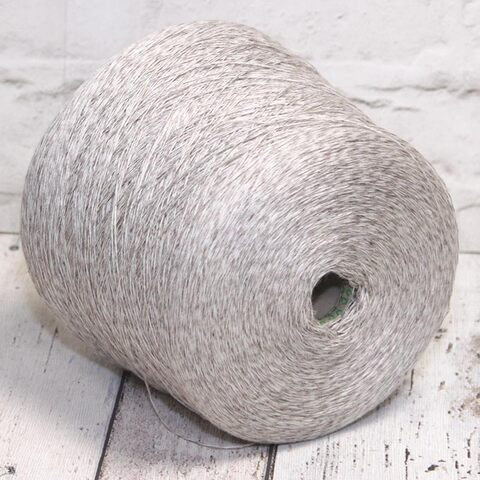 Лен с хлопком 600 серо-бежевый