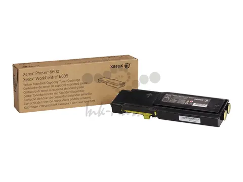 Тонер картридж 106R02247 для Xerox Phaser 6600, WC6605, Желтый, 2000 стр