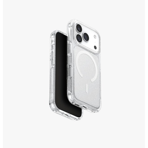 Чехол Uniq Lifepro Xtreme Case для iPhone 17 Pro, Прозрачный с блестками | Clear Glitter