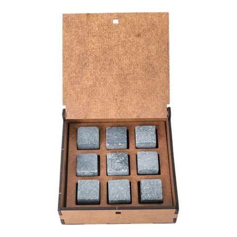 Камни для виски KARELIA WHISKEY STONES (KRAFT)