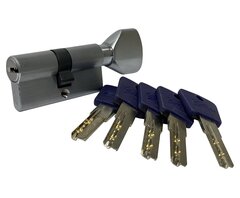 Механизм цилиндрический с повышенной секретностью серия P PC60 - SC матовый хром