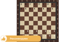 Доска для шахмат плотная виниловая обучающая 2,4х2,4 м