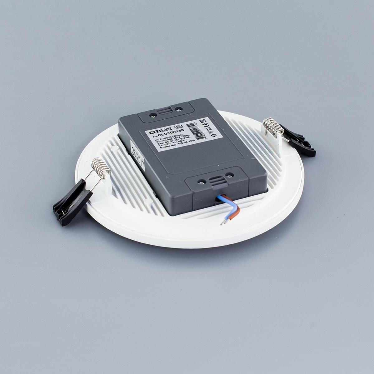 Встраиваемый светодиодный светильник Citilux Омега CLD50R150N