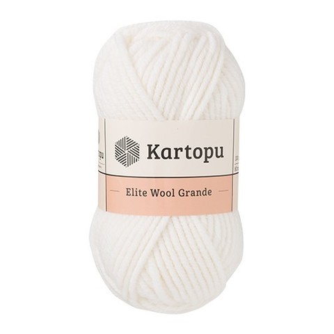 Elite Wool Grande Kartopu ( 49% шерсть, 51% акрил, 100гр/80м)