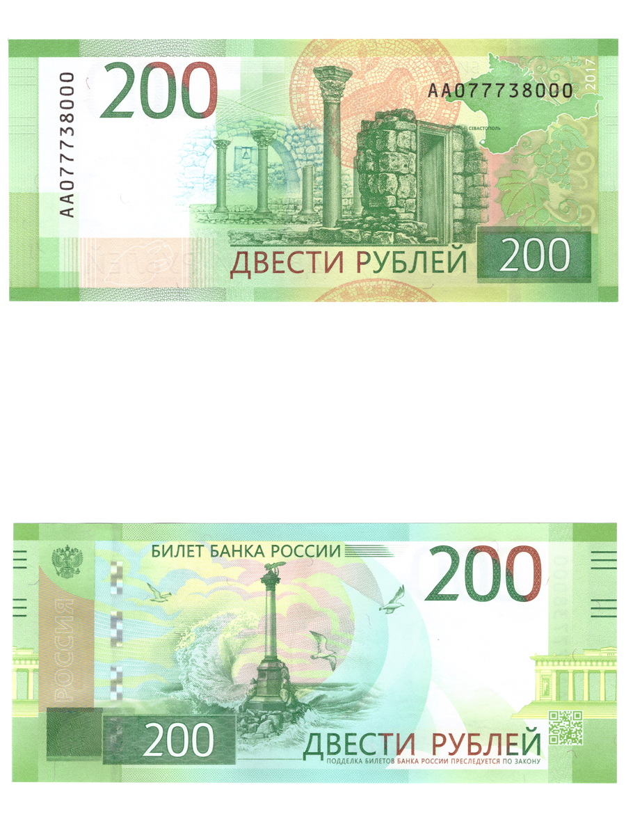 100 рублей 2017 года