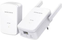 Mercusys MP510 KIT Комплект адаптеров  u Powerline с Wi-Fi до 300 Мбит/с, Plug and Play, передача данных до 300 м
