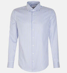 Сорочка мужская Seidensticker Slim Fit 01.643550-13 в синюю полоску
