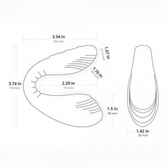 Двойной смарт-вибратор Lovense Dolce (ранее Quake)