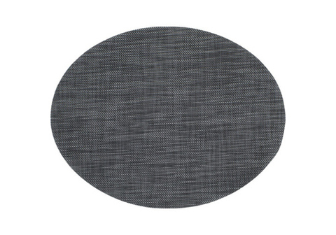 Салфетка под столовые приборы черная Ovaali (маты), 35х45см